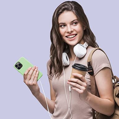 OuXul Designed for iPhone 11 Pro Max Case, Slim Liquid Silicone Case Compatible with iPhone 11 Pro Max 6.5 Inch, Full Body Microfiber Lining Protective Case (Tea Green) - Image 2