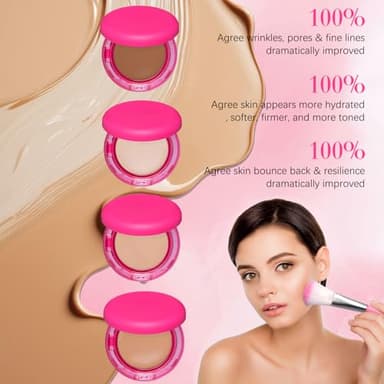 Peptide Bounce Foundation – Hydrating, Age-Defying Foundation for Mature Skin And All Skin Types, Vegan, Clean, Natural, Medium Buildable Coverage, Satin Finish (Light/Medium) - Image 3