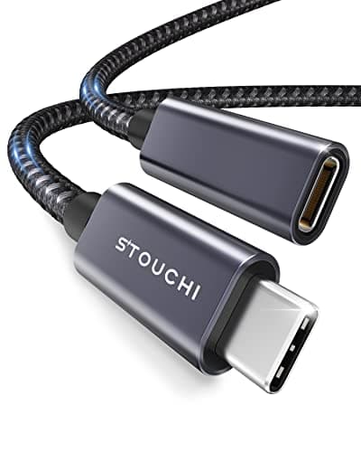 Stouchi USB C Extension Cable 10FT/3M, USB C Extension Cable Type C 3.1 Male to Female Fast Charging & Audio Data Transfer for iPhone 17 16 15, iPad mini/pro, MacBook Air M4 M3 M2/ M1 Mag- Safe - Image 1