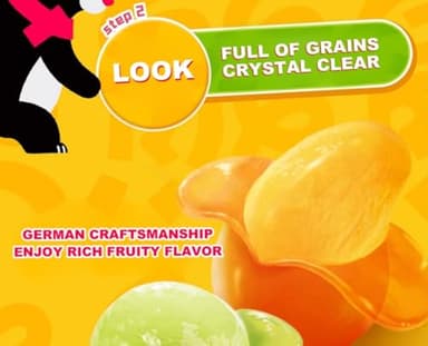 Mango Peelable Soft Candy,Juice Gummy Asian snacks,2.1 oz/Pag (Pack of 10) - Image 6