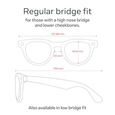 Ray-Ban Meta Glasses, Headliner, Shiny Black Frames, Green Polarized Lenses - Image 6