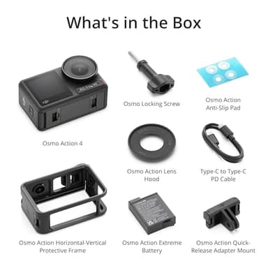 DJI Osmo Action 4 Essential Combo, 4K/120fps Waterproof Action Camera with a 1/1.3-Inch Sensor, Stunning Low-Light Imaging,10-bit & D-Log M Color Performance, Long-Lasting 160 Mins, Outdoor Camera - Image 5
