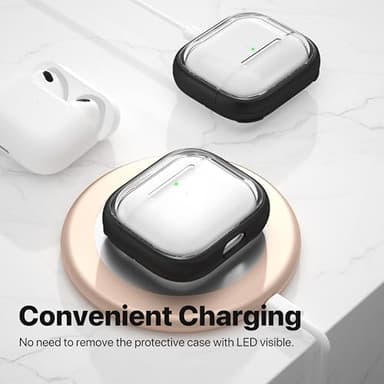 Valkit Compatible Airpods 3rd Generation Case Clear, Airpods 3 Case Cover with Lock & Cleaner Kit, Soft Shockproof iPods Gen 3 Protective Cases for Airpods 3rd Gen Charging Cases 2021 - Image 5