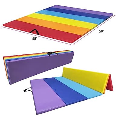 Safly Fun Gymnastics Bar with Mat for Kids Ages 3-15 for Home - Image 4