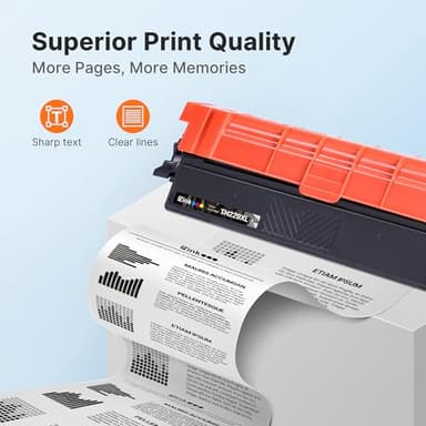 E-Z Ink Compatible Toner Cartridge Replacement for Brother TN229XL Toner Cartridges TN229XL Black High Yield to use with Brother MFC-L3780CDW HL-L3280CDW MFC-L3720CDW HL-L3220CDW with Chip (2 Black) - Image 3