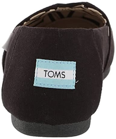 TOMS Women's, Alpargata Recycled Slip-On Solid Black 6.5 M - Image 3