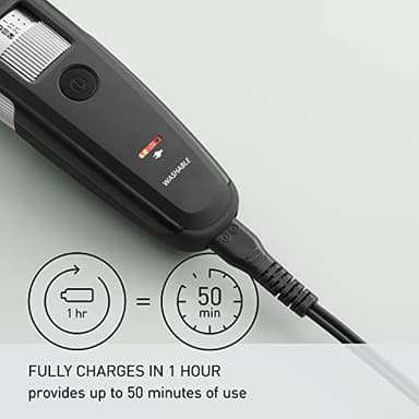 Panasonic Long Beard Trimmer for Men, 58 Length Settings and 4 Attachments for Cutting and Detailing, Cordless or Corded Operation – ER-GB96-K (Black) - Image 9