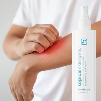 BRIOTECH Topical Skin Spray, Hypochlorous Acid Spray for Sensitive Skin, HOCl Facial Mist, Full Body Support Against Irritation, Calm Redness, Soothe Foot & Scalp, 8 oz (1 Pack) - Image 9