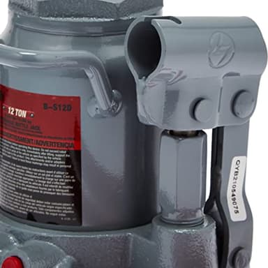 Pro-Lift B-S12D Grey Hydraulic Bottle Jack - 12 Ton Capacity - Image 3