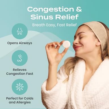 Body Restore Shower Steamers Aromatherapy 15 Pack - Christmas Stocking Stuffers for Men, Birthday Gifts for Women, White Elephant, Relaxation, Self Care - Eucalyptus - Image 3