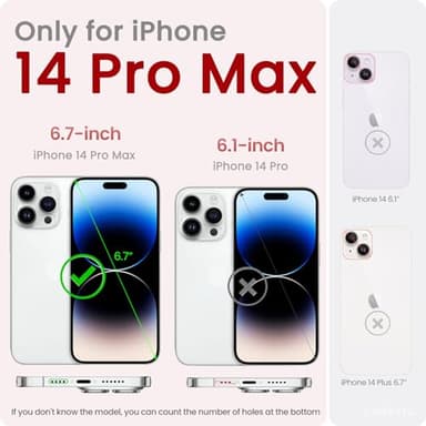 ORNARTO Compatible with iPhone 14 Pro Max Case 6.7, Slim Liquid Silicone 3 Layers Full Covered Soft Gel Rubber Phone Case Protective Cover with Microfiber Lining 6.7 inch-Chalk Pink - Image 2