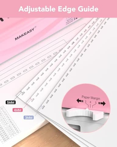 MAKEASY Binding Machine, 21-Hole, Comb Binding Machines with 100PCS Comb Bindings Spines, Comb Binder for Letter Size, A4, A5 Paper - Image 3