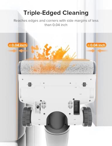 roborock Flexi Pro Wet Dry Vacuum Cleaner, Cordless Vacuum Mop with Hot Water Self-Cleaning and Hot Air Drying System, FlatReach, Edge-to-Edge Floor Cleaner with 17000Pa for Tiles and Hard Floors - Image 6