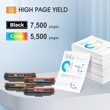 210X Toner Cartridges 4 Pack MFP 4301fdw 4201dn 210A High Yield Compatible for HP 210X 210 Toner Cartridges Replacement for HP Color Laserjet Pro MFP 4301fdn Pro 4201dw 4201dn Printer Ink (with Chip) - Image 3