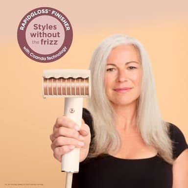 Shark Hair Dryer | SpeedStyle | No Heat Damage Hair Styling Tool | 3 Styling Tools Included | Portable & Powerful Blow Dryer | Best for Straight & Wavy Hair | Silk | HD331 - Image 14