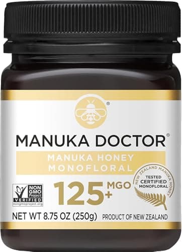 Manuka Doctor - MGO 125+ Manuka Honey Monofloral, 100% Pure New Zealand Honey. Certified. Guaranteed. Raw. Non-GMO (8.75 oz) - Image 4