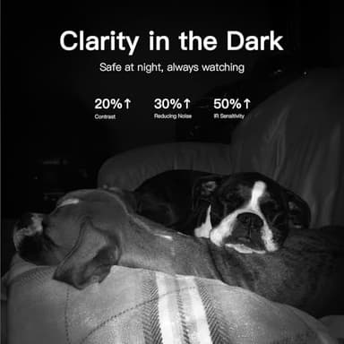 VIMTAG Baby Camera, 3.5K/6MP 360° Pan/Tilt Indoor 2.4G WiFi Camera for Pet/Dog/Home Security with Phone App/2-Way Audio/Night Vision, Human/Sound/Motion Detection, Support Alexa/Up to 512G TF Card - Image 8