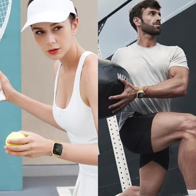 BELONGME Mesh Metal Loop Compatible with Apple Watch Band 40mm 41mm 38mm 42mm Series 11 10 9 8 7 6 5 4 3 2 1, SE 3 2 1 Women Men, Stainless Steel Strap with Magnetic Clasp for iWatch Bands - Image 6