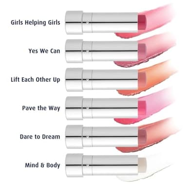 Lune+Aster Tinted Lip Balm - Lift Each Other Up - Vegan, antioxidant-rich vitamins C and E tinted lip balm provides a sheer customizable flush of color for soft, smooth lips - Image 2