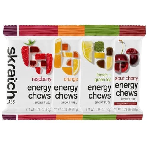 Skratch Labs Energy Chews | Gummies for Running, Cycling, and Sports Preformance | Gel Alternative | Variety Pack (10 Pack) | Gluten Free, Vegan - Image 1