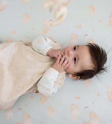 Burt's Bees Baby Beekeeper Infant Wearable Blanket, 100% Organic Cotton Unisex, Girl, Boy Swaddle Transition Sack - Light Weight 0.5 TOG or Medium Weight 1.5 TOG - Newborn Essentials Sleep Clothes - Image 5
