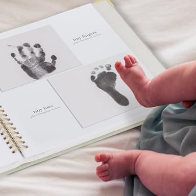 Keepsake Baby Memory Book for Boys and Girls – Timeless First 5 Year Baby Book – Neutral Journal Scrapbook or Photo Album - Record a Milestone for Every Event from Birth to Age 5 - Image 6