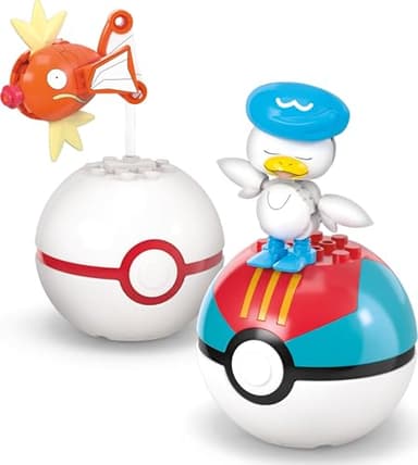 MEGA Pokémon Action Figure Building Toys Set, Water-Type Trainer Team with 79 Pieces, 2 Inches Tall, for Kids - Image 5