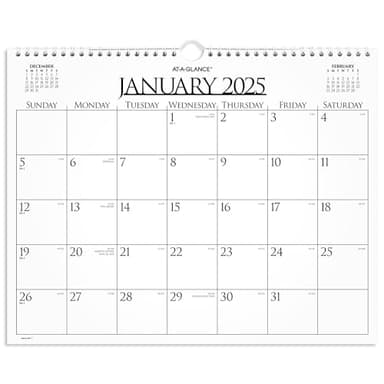 AT-A-GLANCE 2025 Wall Calendar, Monthly, 15" x 12", Medium, Business (997-1-25) - Image 1