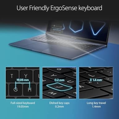 ASUS 17.3" Vivobook, Intel Core i3-1215U 6-core Processor (Beat i7-1165G7), 40GB RAM, 1TB SSD, FHD IPS Display, Intel UHD Graphics, USB-C, HDMI, Wi-Fi 6E, Windows 11 Pro (Renewed) - Image 4