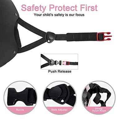 BURSUN Kids Bike Helmet Ventilation & Adjustable Toddler Helmet for Ages 3-5-8 Kids Boys Girls Multi-Sport Helmet for Bicycle Skate Scooter, 6 Colors - Image 4