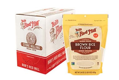 Bob's Red Mill Brown Rice Flour, 24oz (Pack of 4) - Non GMO, Whole Grain, Vegan, Kosher - Image 1