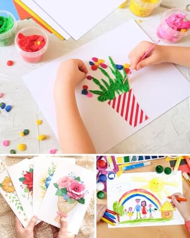 ALEWAPO White Cardstock 8.5 x 11 Thick Paper, 40 Sheets, ThickPaper 65 LB/180 GSM, Cardstock Printer Paper 8.5 x 11, White Card Stock for Invitations, Menus, Wedding, DIY Cards - Image 6