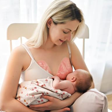Momcozy Larger Breast Therapy Packs, Hot and Cold Breast Pads with 2 Soft Covers, Breastfeeding Essentials，2 Pack，Pink - Image 6