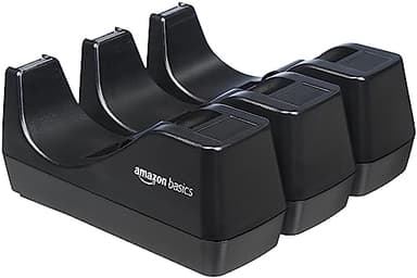 Amazon Basics Weighted Office Desk Tape Dispenser - 3-Pack - Image 1