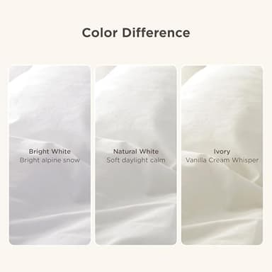 Bedsure 100% Washed Cotton Duvet Cover Full Size - Natural White Minimalist Cotton Duvet Cover Linen Like for All Seasons - GentleSoft™ Plain Simple Bedding (Natural White, Full, 80"x90" - Image 7