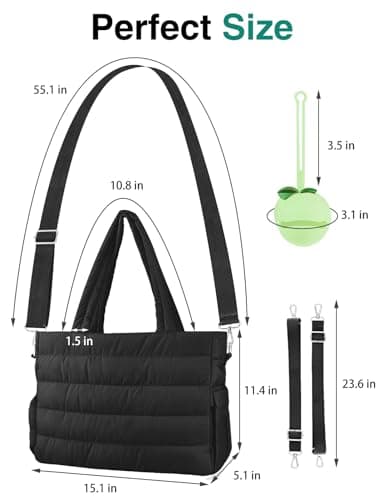 KUBYA Diaper Bag Tote, Baby Diaper Tote Bags Crossbody Hospital Bag Travel Large Mommy Bag, with Silicone Pacifier Case - Image 6