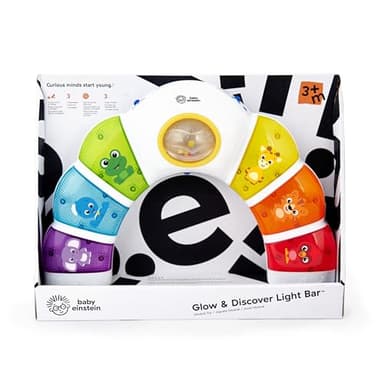 Baby Einstein Glow & Discover Light Bar Musical Activity Station and Tummy Time Toy, Montessori Cause and Effect Early Learning for 3-36 months - Image 14