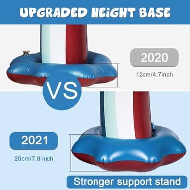 Anpro Giant Shark Sprinkler Kids Inflatable Water Toy Summer Outdoor Play Sprinkler - Image 6