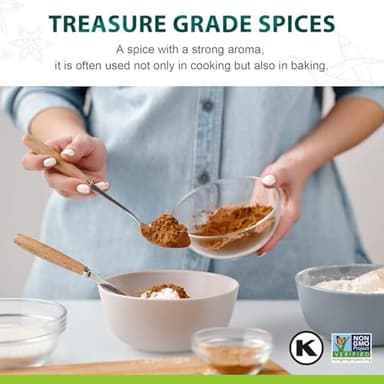 Soeos Cinnamon Sticks, 16 oz (454g), 3.5" Length, 100% Raw, Non-GMO, Kosher Certified, Whole Cinnamon Sticks Seasoning Spice for Coffee, Baking, Cooking and Beverages - Image 7