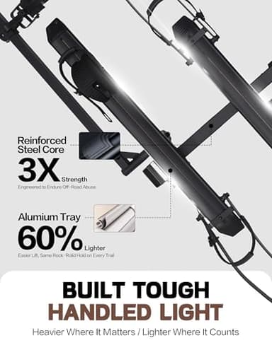 Young E-Bike Rack Hitch Mount Platform Style for Cars Trucks SUVs Minivans RV, fits E-Bike with Up to 5-inch Fat Tire, 200 lbs Capacity, Anti-falloff 360° Swirl Structure - Image 7