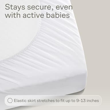 Niagara Crib 3 Pack 100% Waterproof Mattress Protector, Soft Breathable Crib Mattress Protector with Deep Pocket, Mattress Pad for Toddler and Baby (52x28, White) - Viscose Made from Bamboo - Image 7