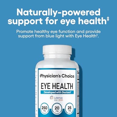 Areds 2 Eye Vitamins - Lutein, Zeaxanthin & Bilberry Extract - Supports Eye Strain, Dry Eyes, and Vision Health - 2 Award-Winning Clinically Proven Eye Vitamin Ingredients - Carotenoid Blend - Image 2
