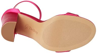 The Drop Women's Rebecca Strappy High Block-Heel Sandal, Pink Satin, 7.5 - Image 4