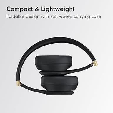 Beats Solo 4 - Wireless Bluetooth On-Ear Headphones, Apple & Android Compatible, Up to 50 Hours of Battery Life - Black & Gold (Renewed Premium) - Image 5