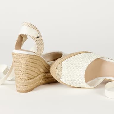 The Drop Women's Zuki Wedge Espadrille, White, 7.5 - Image 7