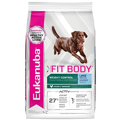 Eukanuba Fit Body Weight Control Large Breed Dry Dog Food, 28 lb - Image 1