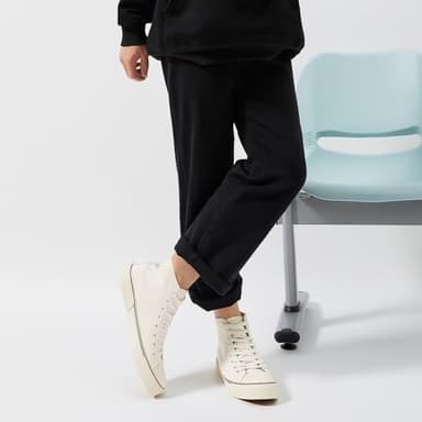 hash bubbie Unisex Fashion High top Sneakers Womens Classic High Tops Canvas Shoes Casual Tennis Shoes for Men(Beige,US14W/US12M) - Image 7