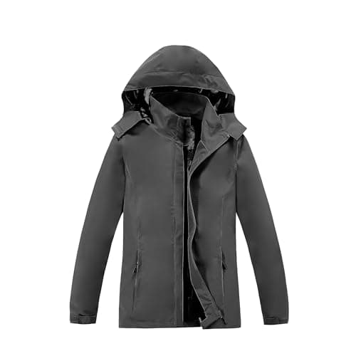CorBuyit Women's Lightweight Rain Jacket with Hood, Waterproof Travel Jacket - Image 1