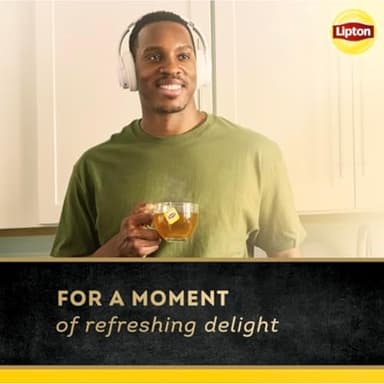 Lipton Black Tea Peach Mango, Pyramid Tea Bags, Flavored Teabags for a Refreshing Cup of Tea, 80 Total Tea Bags (20ct - Pack of 4) - Image 4