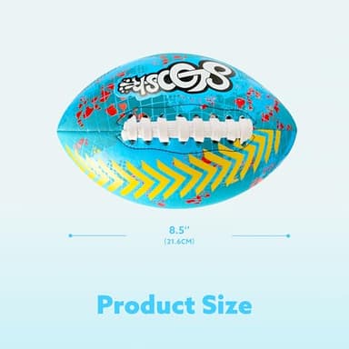 Sloosh 2Pcs Swimming Pool Waterproof Football, 8.5" Sport Pool Football, Water Outdoor Sports Pool Toy for Backyard, Pool Play, Beach Game - Image 4